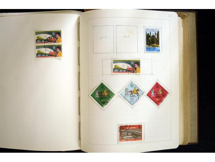 1870/1980, interessante Partie mit Teilsammlungen und Doubletten, Schwerpunkt Asien mit Thailand, China, Pakistan, Japan und 