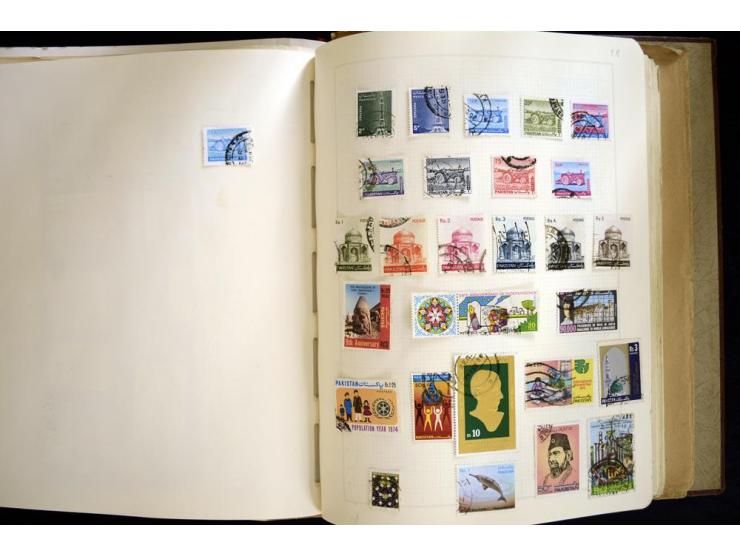 1870/1980, interessante Partie mit Teilsammlungen und Doubletten, Schwerpunkt Asien mit Thailand, China, Pakistan, Japan und 