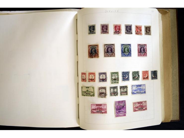 1870/1980, interessante Partie mit Teilsammlungen und Doubletten, Schwerpunkt Asien mit Thailand, China, Pakistan, Japan und 