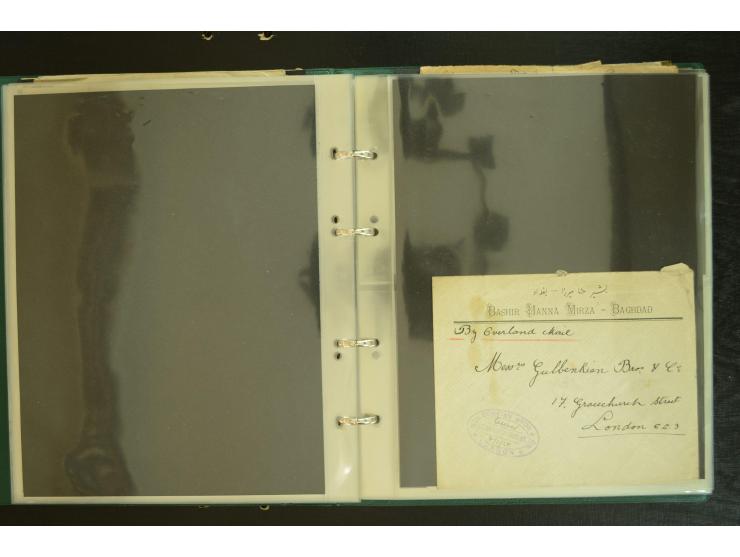 OVERLAND MAIL: 1902/33 (ca.), Sammlungsbestand von etwa 100 Briefen, meist aus dem Irak und Persien, dabei u.a. 16 Belege mit