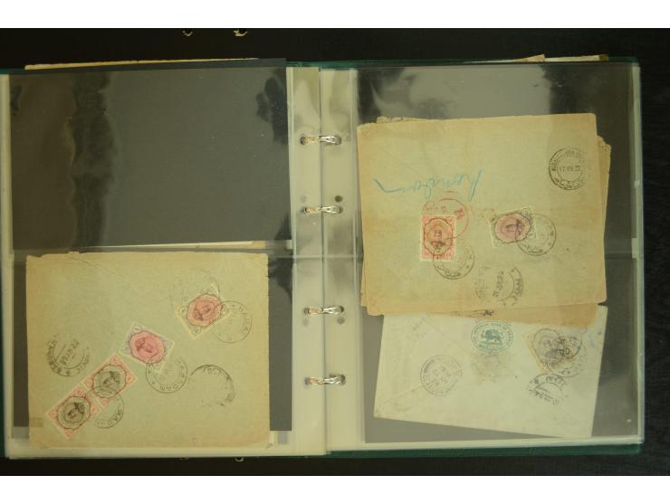 OVERLAND MAIL: 1902/33 (ca.), Sammlungsbestand von etwa 100 Briefen, meist aus dem Irak und Persien, dabei u.a. 16 Belege mit