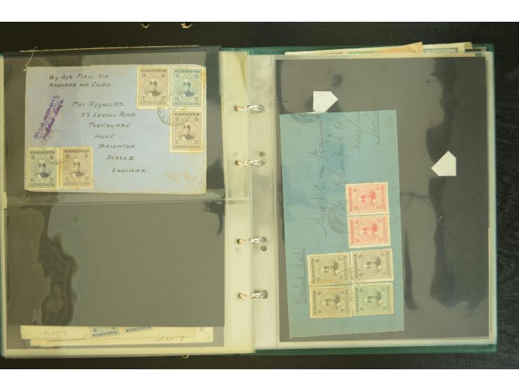 OVERLAND MAIL: 1902/33 (ca.), Sammlungsbestand von etwa 100 Briefen, meist aus dem Irak und Persien, dabei u.a. 16 Belege mit
