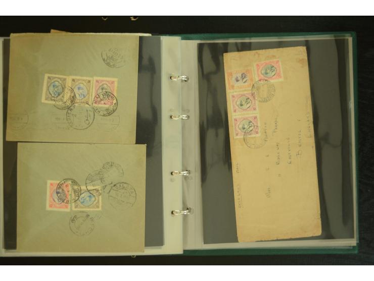 OVERLAND MAIL: 1902/33 (ca.), Sammlungsbestand von etwa 100 Briefen, meist aus dem Irak und Persien, dabei u.a. 16 Belege mit