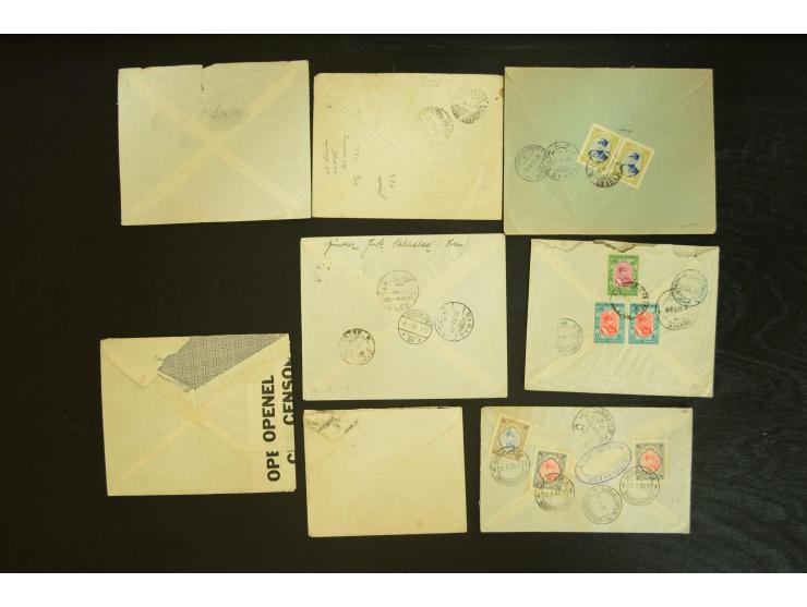 OVERLAND MAIL: 1902/33 (ca.), Sammlungsbestand von etwa 100 Briefen, meist aus dem Irak und Persien, dabei u.a. 16 Belege mit