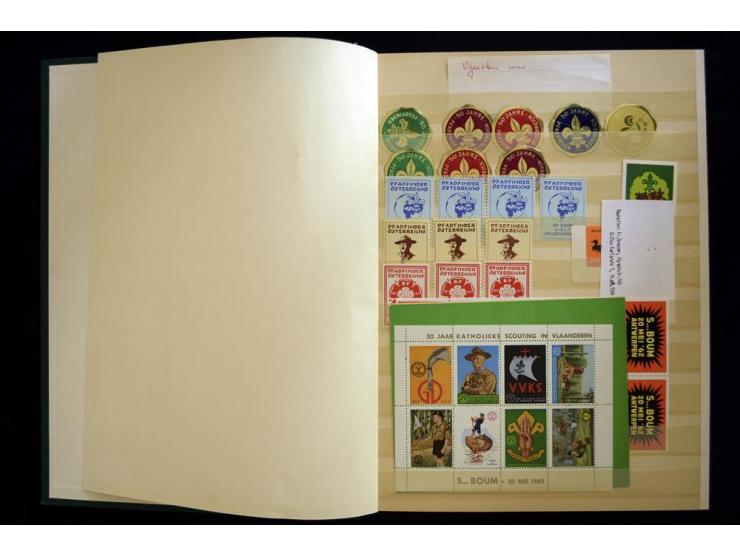 PFADFINDER (SCOUTS): 1918/83 (ca.), fast ausschließlich postfrische, sehr reichhaltige Sammlung, dabei Blocks, Gold- und Silb