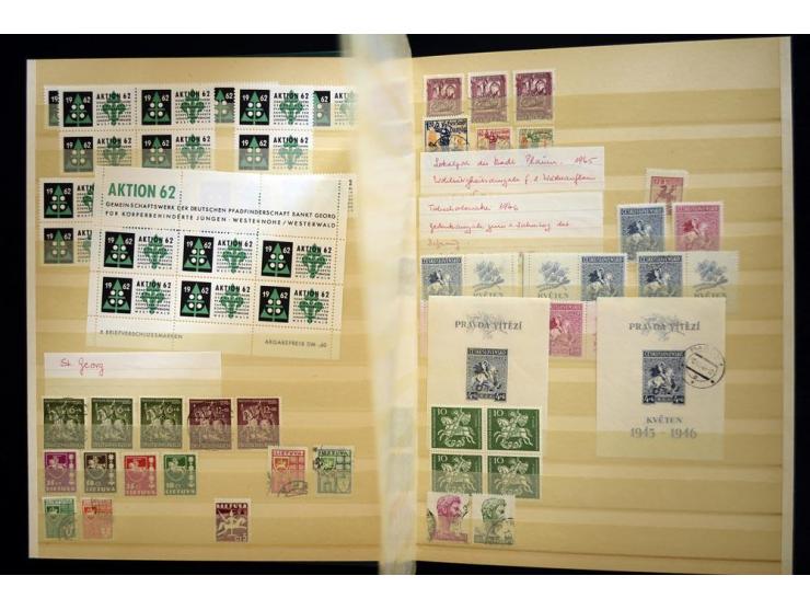 PFADFINDER (SCOUTS): 1918/83 (ca.), fast ausschließlich postfrische, sehr reichhaltige Sammlung, dabei Blocks, Gold- und Silb