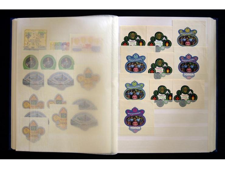 PFADFINDER (SCOUTS): 1918/83 (ca.), fast ausschließlich postfrische, sehr reichhaltige Sammlung, dabei Blocks, Gold- und Silb