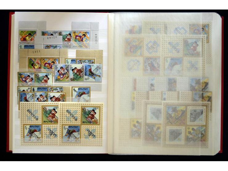 PFADFINDER (SCOUTS): 1918/83 (ca.), fast ausschließlich postfrische, sehr reichhaltige Sammlung, dabei Blocks, Gold- und Silb