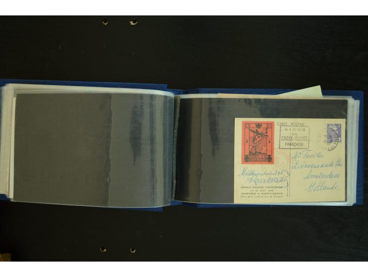  ROTES KREUZ: 1872/1990, umfangreicher Bestand mit einigen hundert Briefen, dabei viel Feldpost- und KGF-Belege, Sonder- und 
