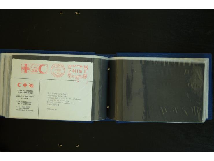  ROTES KREUZ: 1872/1990, umfangreicher Bestand mit einigen hundert Briefen, dabei viel Feldpost- und KGF-Belege, Sonder- und 