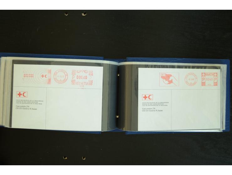  ROTES KREUZ: 1872/1990, umfangreicher Bestand mit einigen hundert Briefen, dabei viel Feldpost- und KGF-Belege, Sonder- und 