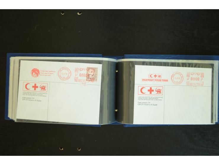  ROTES KREUZ: 1872/1990, umfangreicher Bestand mit einigen hundert Briefen, dabei viel Feldpost- und KGF-Belege, Sonder- und 