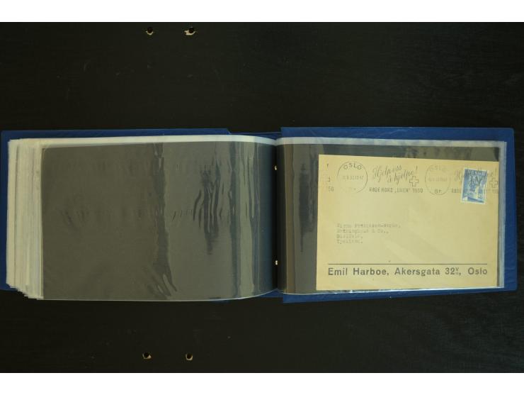  ROTES KREUZ: 1872/1990, umfangreicher Bestand mit einigen hundert Briefen, dabei viel Feldpost- und KGF-Belege, Sonder- und 