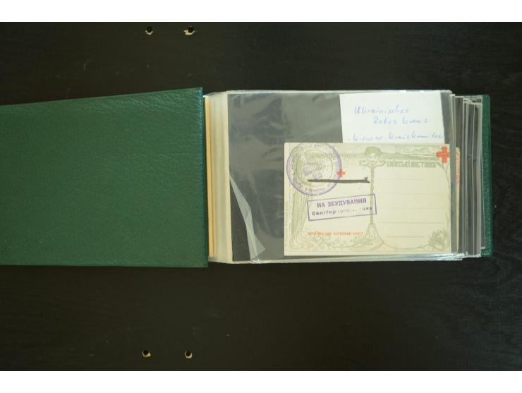  ROTES KREUZ: 1872/1990, umfangreicher Bestand mit einigen hundert Briefen, dabei viel Feldpost- und KGF-Belege, Sonder- und 