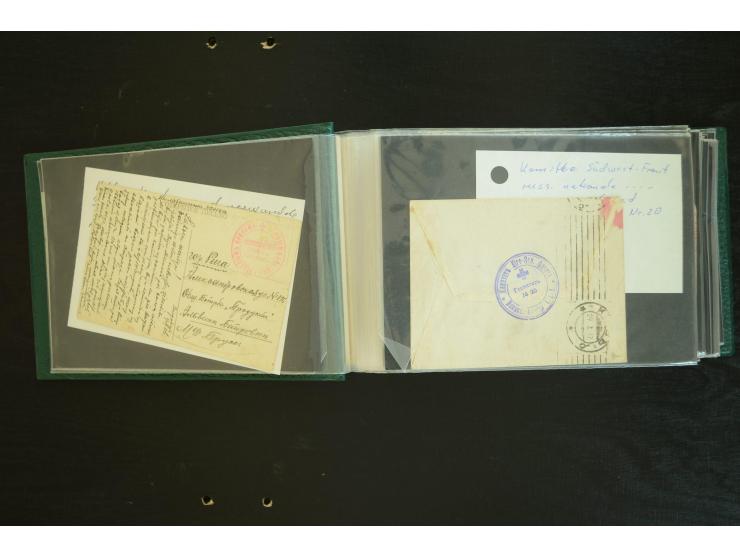 ROTES KREUZ: 1872/1990, umfangreicher Bestand mit einigen hundert Briefen, dabei viel Feldpost- und KGF-Belege, Sonder- und 