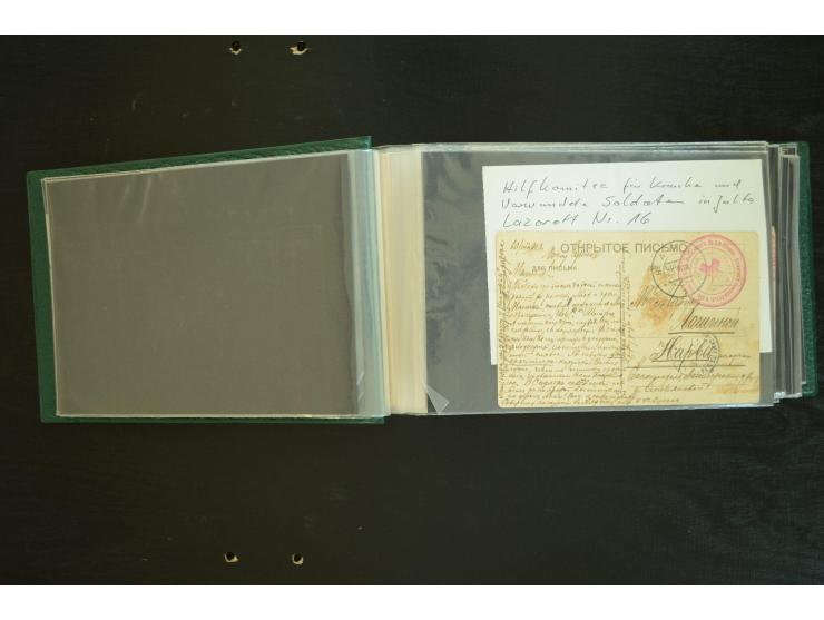  ROTES KREUZ: 1872/1990, umfangreicher Bestand mit einigen hundert Briefen, dabei viel Feldpost- und KGF-Belege, Sonder- und 