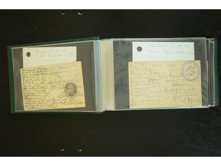  ROTES KREUZ: 1872/1990, umfangreicher Bestand mit einigen hundert Briefen, dabei viel Feldpost- und KGF-Belege, Sonder- und 