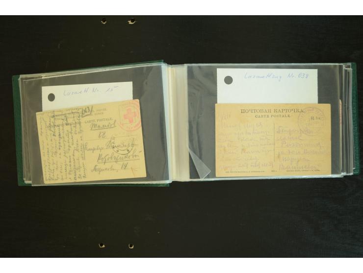  ROTES KREUZ: 1872/1990, umfangreicher Bestand mit einigen hundert Briefen, dabei viel Feldpost- und KGF-Belege, Sonder- und 