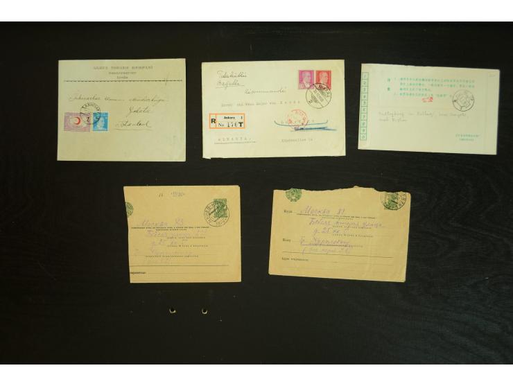  ROTES KREUZ: 1872/1990, umfangreicher Bestand mit einigen hundert Briefen, dabei viel Feldpost- und KGF-Belege, Sonder- und 