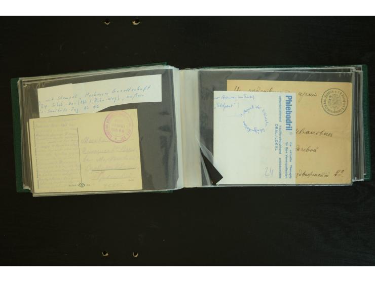  ROTES KREUZ: 1872/1990, umfangreicher Bestand mit einigen hundert Briefen, dabei viel Feldpost- und KGF-Belege, Sonder- und 