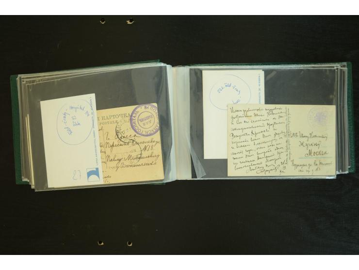  ROTES KREUZ: 1872/1990, umfangreicher Bestand mit einigen hundert Briefen, dabei viel Feldpost- und KGF-Belege, Sonder- und 