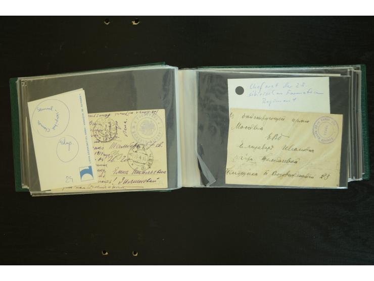  ROTES KREUZ: 1872/1990, umfangreicher Bestand mit einigen hundert Briefen, dabei viel Feldpost- und KGF-Belege, Sonder- und 