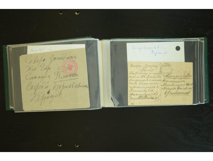  ROTES KREUZ: 1872/1990, umfangreicher Bestand mit einigen hundert Briefen, dabei viel Feldpost- und KGF-Belege, Sonder- und 