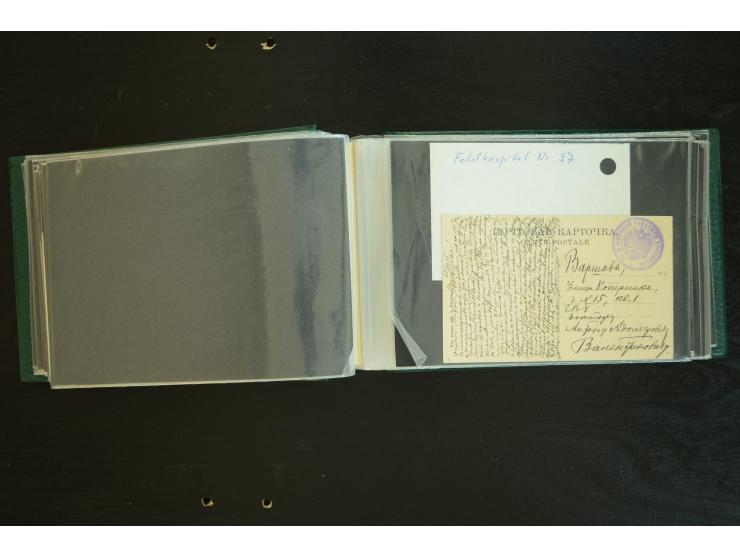  ROTES KREUZ: 1872/1990, umfangreicher Bestand mit einigen hundert Briefen, dabei viel Feldpost- und KGF-Belege, Sonder- und 