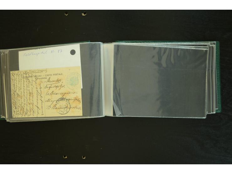  ROTES KREUZ: 1872/1990, umfangreicher Bestand mit einigen hundert Briefen, dabei viel Feldpost- und KGF-Belege, Sonder- und 