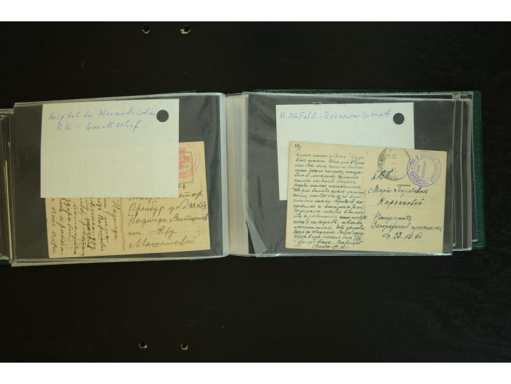  ROTES KREUZ: 1872/1990, umfangreicher Bestand mit einigen hundert Briefen, dabei viel Feldpost- und KGF-Belege, Sonder- und 