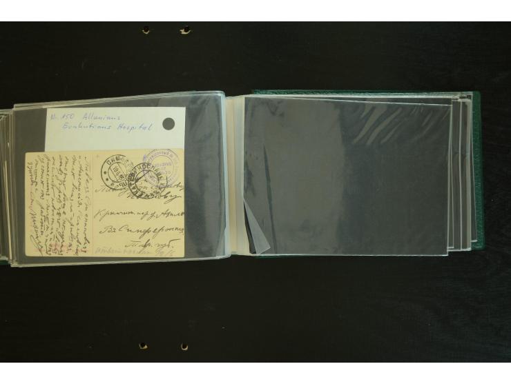  ROTES KREUZ: 1872/1990, umfangreicher Bestand mit einigen hundert Briefen, dabei viel Feldpost- und KGF-Belege, Sonder- und 
