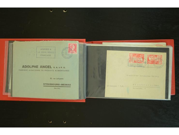  ROTES KREUZ: 1872/1990, umfangreicher Bestand mit einigen hundert Briefen, dabei viel Feldpost- und KGF-Belege, Sonder- und 