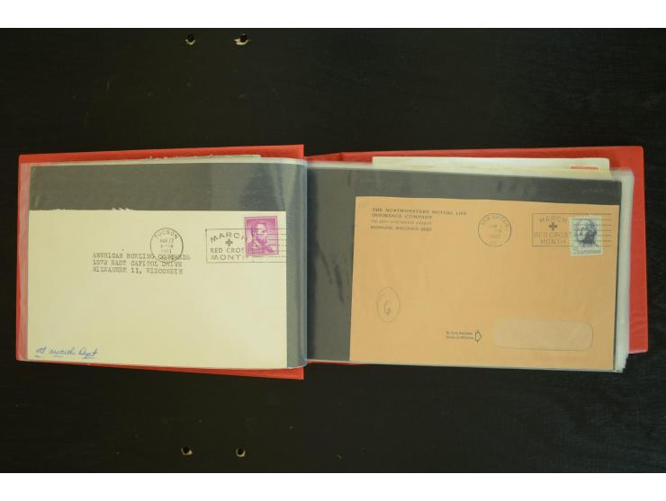  ROTES KREUZ: 1872/1990, umfangreicher Bestand mit einigen hundert Briefen, dabei viel Feldpost- und KGF-Belege, Sonder- und 