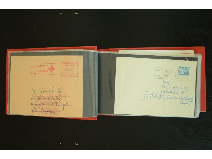  ROTES KREUZ: 1872/1990, umfangreicher Bestand mit einigen hundert Briefen, dabei viel Feldpost- und KGF-Belege, Sonder- und 