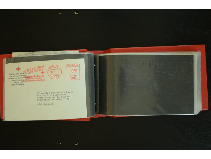  ROTES KREUZ: 1872/1990, umfangreicher Bestand mit einigen hundert Briefen, dabei viel Feldpost- und KGF-Belege, Sonder- und 
