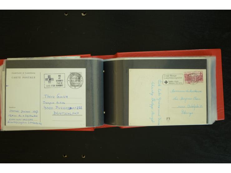  ROTES KREUZ: 1872/1990, umfangreicher Bestand mit einigen hundert Briefen, dabei viel Feldpost- und KGF-Belege, Sonder- und 