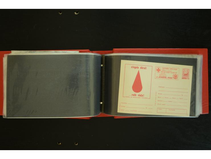  ROTES KREUZ: 1872/1990, umfangreicher Bestand mit einigen hundert Briefen, dabei viel Feldpost- und KGF-Belege, Sonder- und 