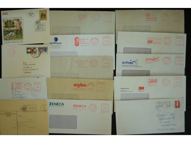  ROTES KREUZ: 1872/1990, umfangreicher Bestand mit einigen hundert Briefen, dabei viel Feldpost- und KGF-Belege, Sonder- und 