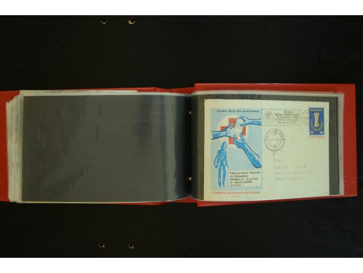  ROTES KREUZ: 1872/1990, umfangreicher Bestand mit einigen hundert Briefen, dabei viel Feldpost- und KGF-Belege, Sonder- und 