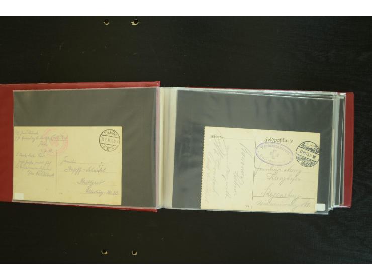 ROTES KREUZ: 1872/1990, umfangreicher Bestand mit einigen hundert Briefen, dabei viel Feldpost- und KGF-Belege, Sonder- und 