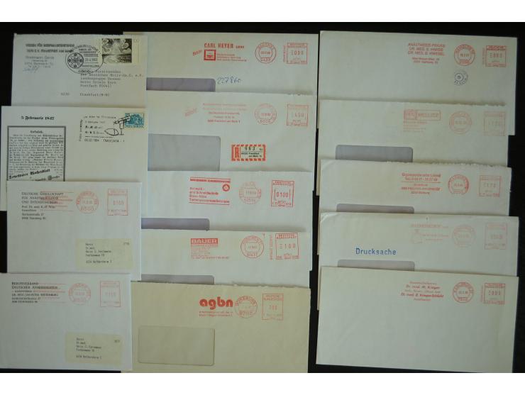  ROTES KREUZ: 1872/1990, umfangreicher Bestand mit einigen hundert Briefen, dabei viel Feldpost- und KGF-Belege, Sonder- und 