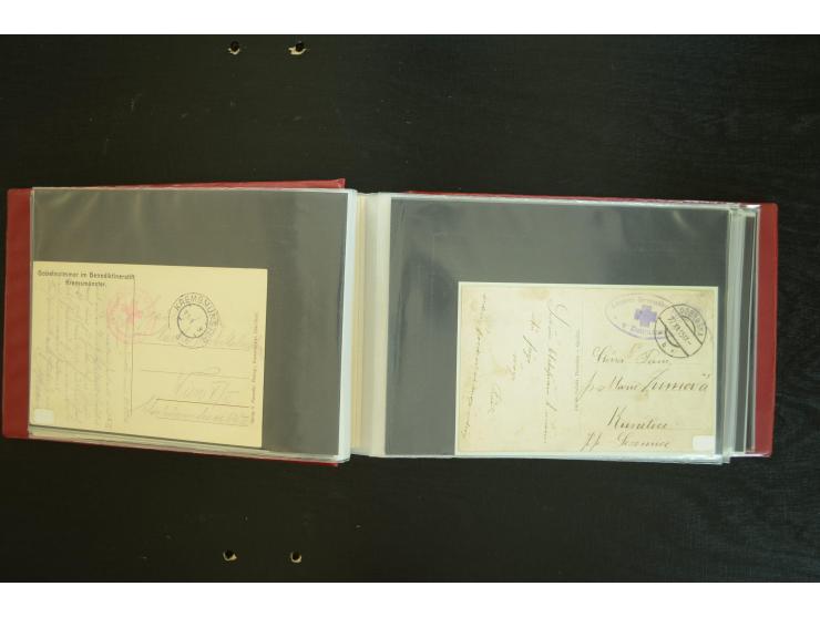  ROTES KREUZ: 1872/1990, umfangreicher Bestand mit einigen hundert Briefen, dabei viel Feldpost- und KGF-Belege, Sonder- und 