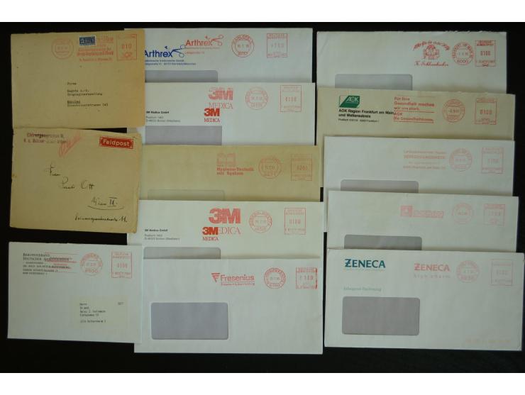 ROTES KREUZ: 1872/1990, umfangreicher Bestand mit einigen hundert Briefen, dabei viel Feldpost- und KGF-Belege, Sonder- und 