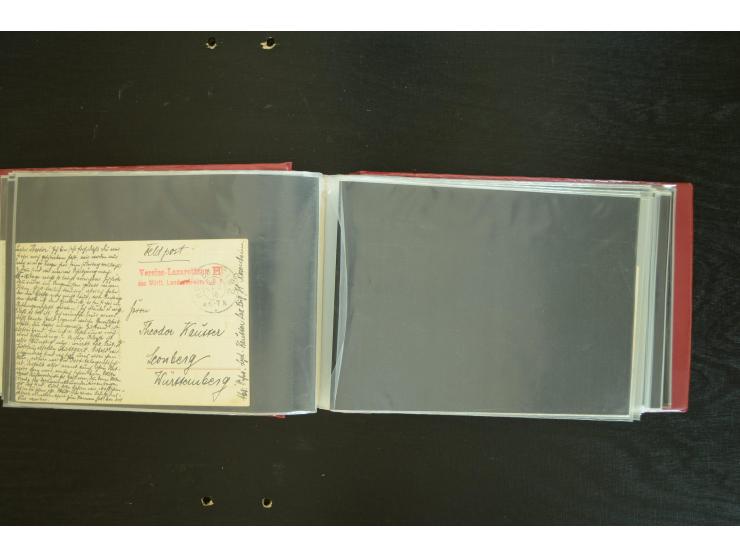  ROTES KREUZ: 1872/1990, umfangreicher Bestand mit einigen hundert Briefen, dabei viel Feldpost- und KGF-Belege, Sonder- und 
