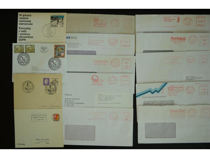  ROTES KREUZ: 1872/1990, umfangreicher Bestand mit einigen hundert Briefen, dabei viel Feldpost- und KGF-Belege, Sonder- und 