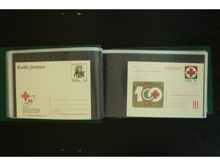  ROTES KREUZ: 1872/1990, umfangreicher Bestand mit einigen hundert Briefen, dabei viel Feldpost- und KGF-Belege, Sonder- und 