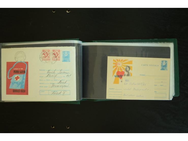  ROTES KREUZ: 1872/1990, umfangreicher Bestand mit einigen hundert Briefen, dabei viel Feldpost- und KGF-Belege, Sonder- und 