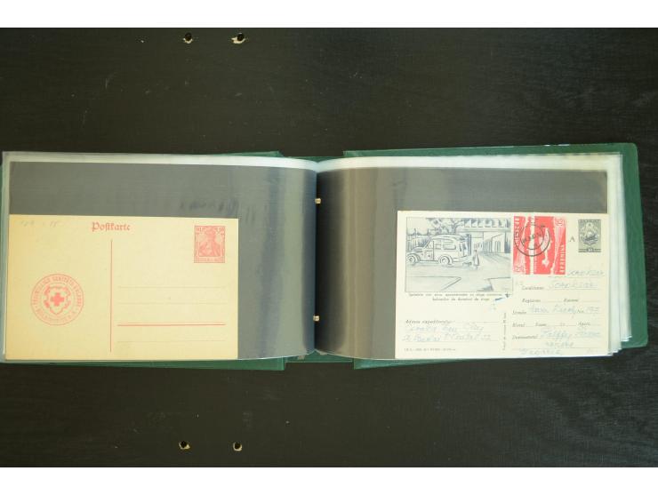  ROTES KREUZ: 1872/1990, umfangreicher Bestand mit einigen hundert Briefen, dabei viel Feldpost- und KGF-Belege, Sonder- und 