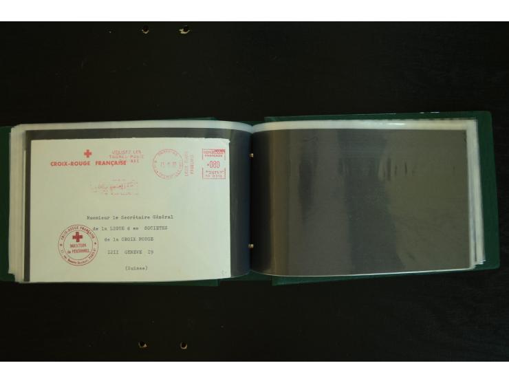  ROTES KREUZ: 1872/1990, umfangreicher Bestand mit einigen hundert Briefen, dabei viel Feldpost- und KGF-Belege, Sonder- und 