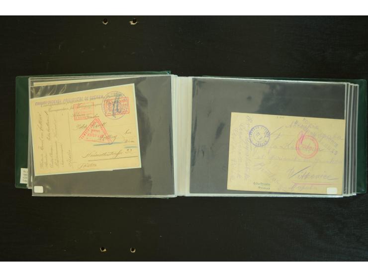  ROTES KREUZ: 1872/1990, umfangreicher Bestand mit einigen hundert Briefen, dabei viel Feldpost- und KGF-Belege, Sonder- und 